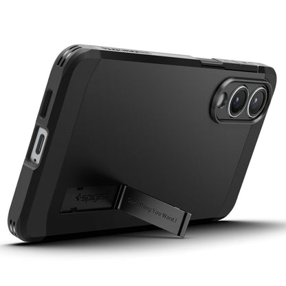 Etui MagSafe dla Samsung Galaxy S25 Edge S937, Spigen, Tough Armor, Czarne ACS09422