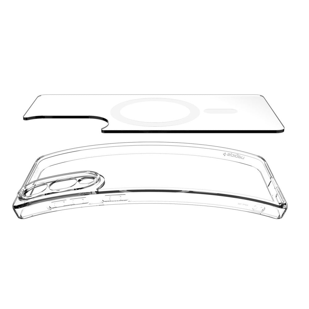 Etui MagSafe dla Samsung Galaxy S25 Edge S937, Spigen, Ultra Hybrid, Białe ACS09418