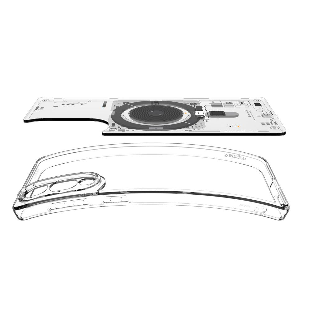 MagSafe Case for Samsung Galaxy S25 Edge S937, Spigen, Ultra Hybrid Neo One, Transparent ACS09416