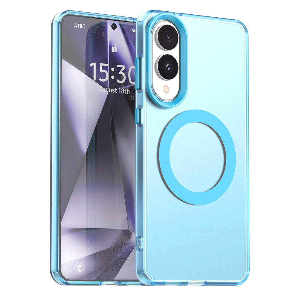 Etui MagSafe do Samsung Galaxy S25 Edge S937, Techsuit, CandyCase, Niebieskie
