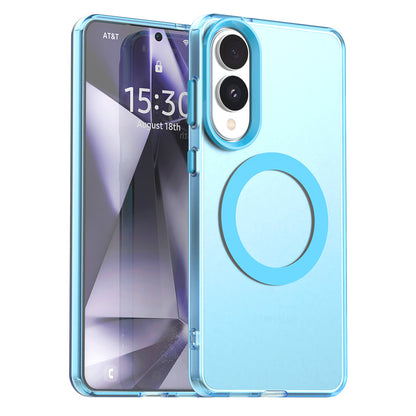 Etui MagSafe do Samsung Galaxy S25 Edge S937, Techsuit, CandyCase, Niebieskie