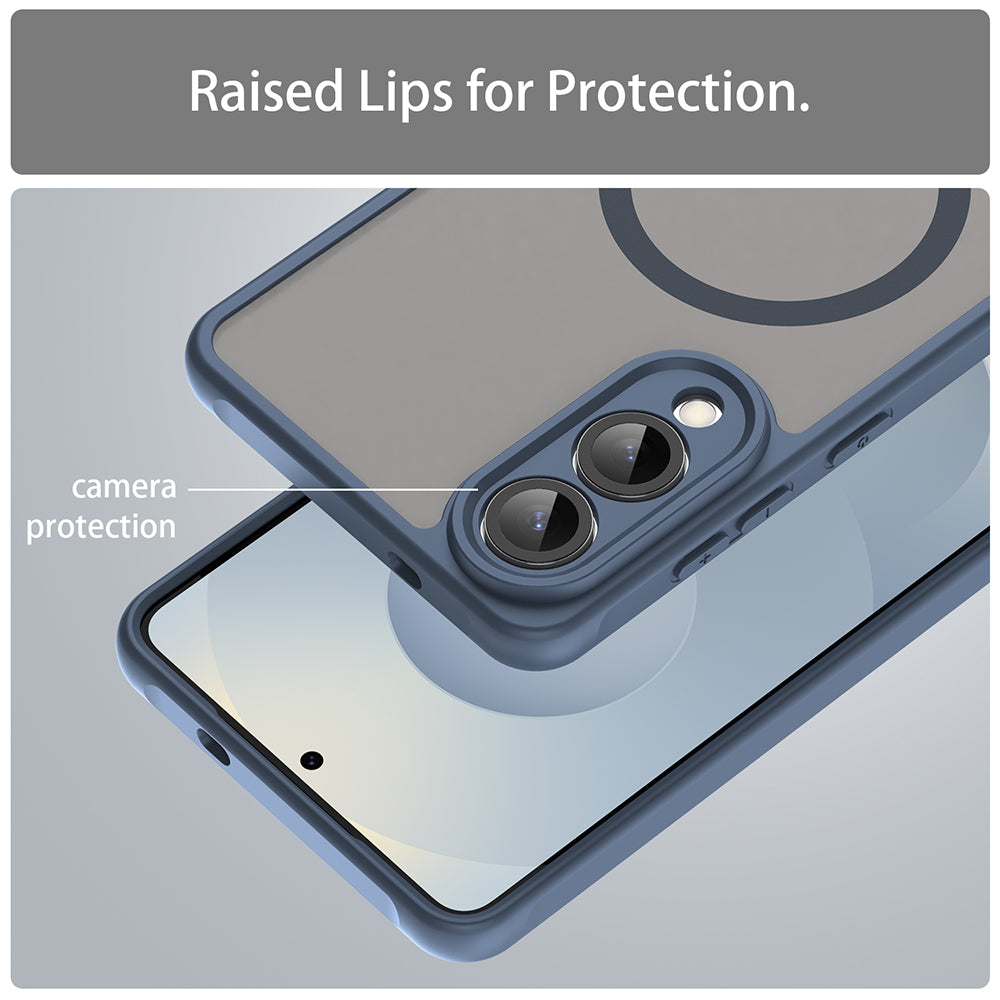 Etui MagSafe do Samsung Galaxy S25 Edge S937, Techsuit, HaloFrost II, Granatowy