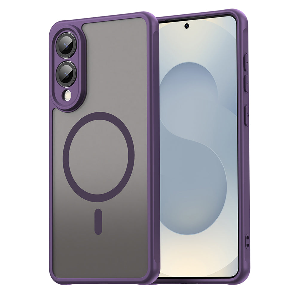 MagSafe Case for Samsung Galaxy S25 Edge S937, Techsuit, HaloFrost II, Purple