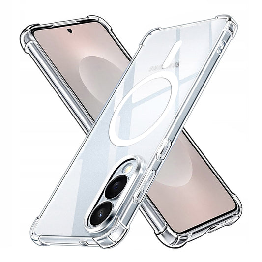 Etui MagSafe do Samsung Galaxy S25 Edge S937, Techsuit, odporne na wstrząsy, przezroczyste