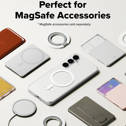Etui MagSafe do Samsung Galaxy S25 FE, Ringke, Fusion, Przezroczyste