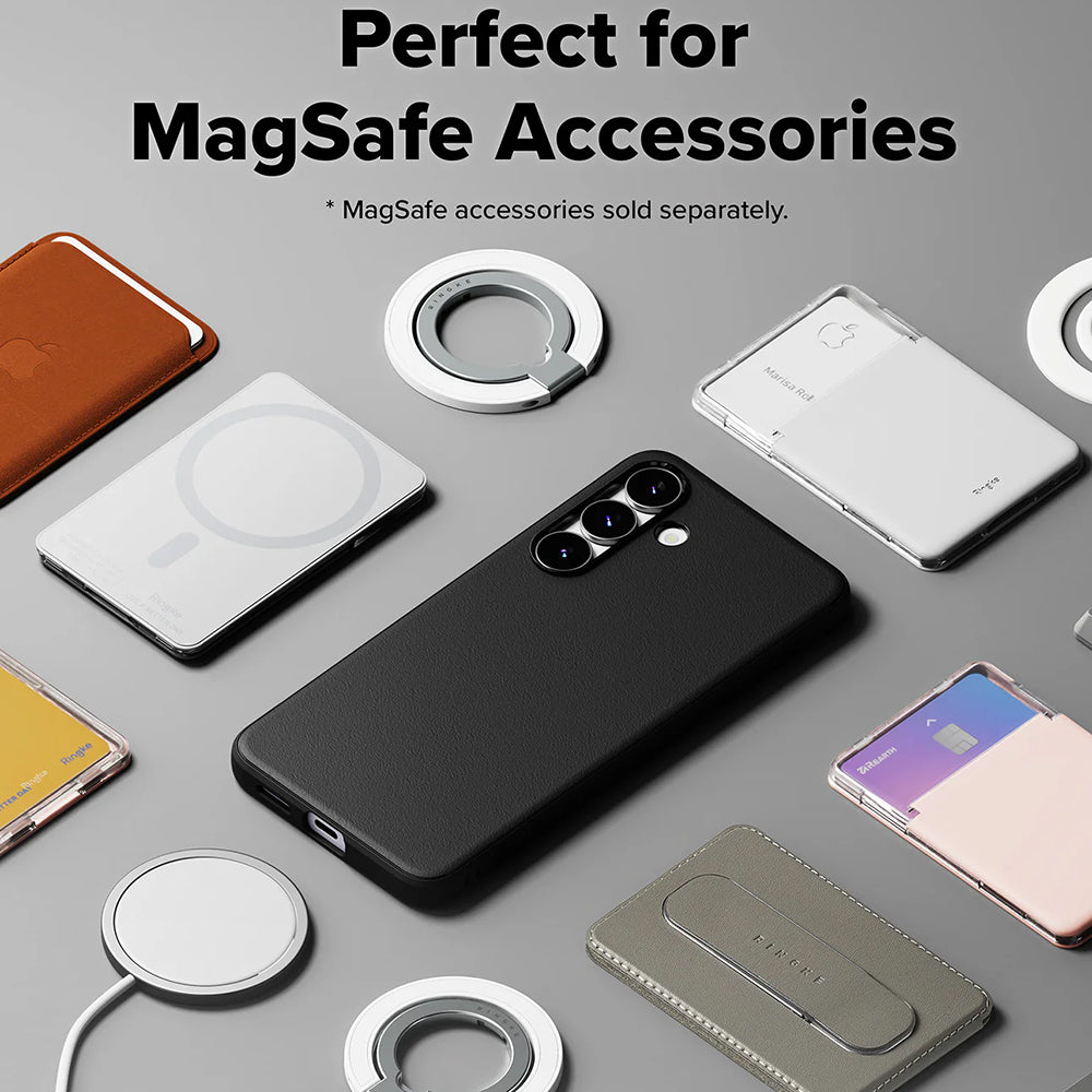 Etui MagSafe do Samsung Galaxy S25 FE, Ringke, Onyx, czarne