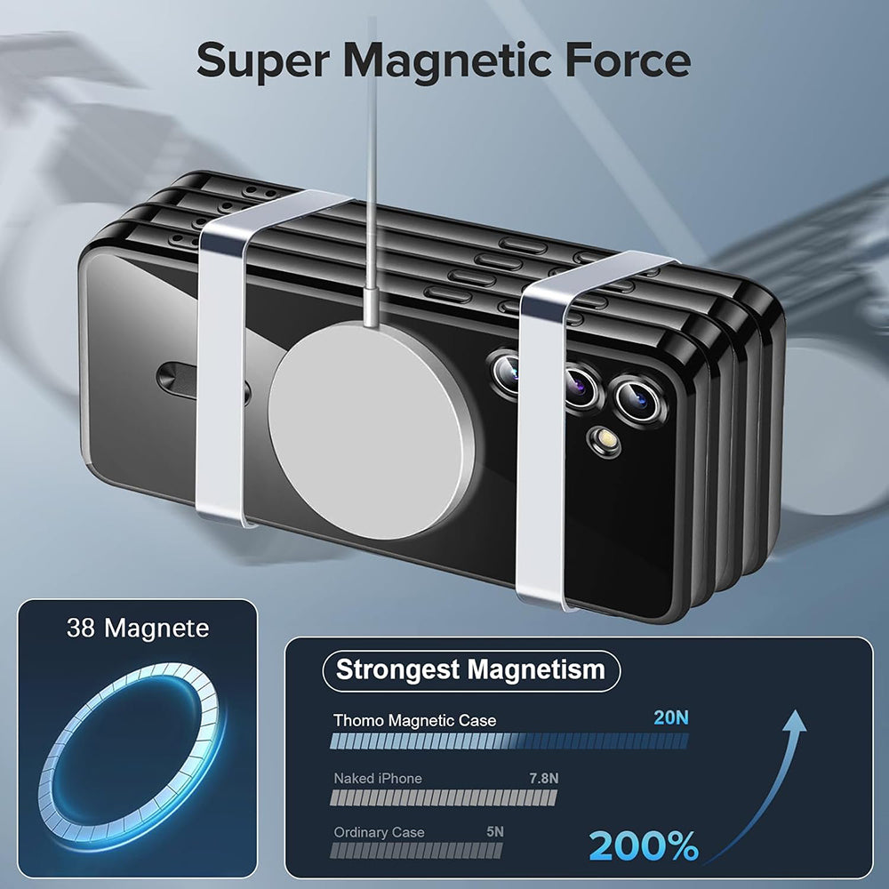 Etui MagSafe do Samsung Galaxy S25 FE, Techsuit, Luxury Crystal, Różowe