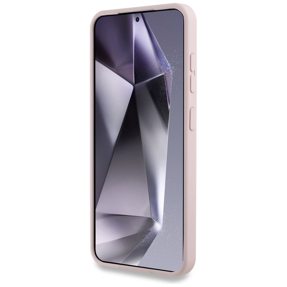 MagSafe Case for Samsung Galaxy S25+ S936, Karl Lagerfeld, Silicone Double Heads, Pink