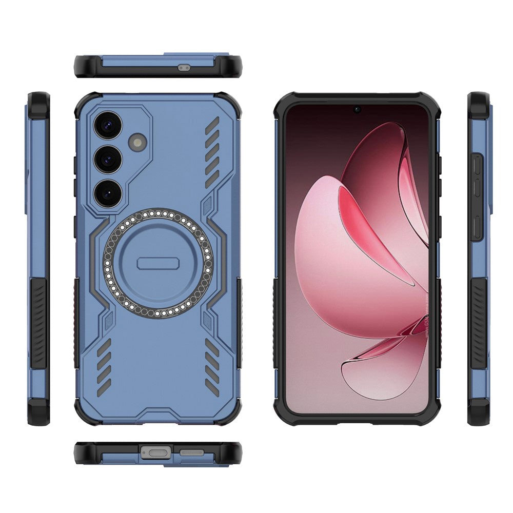 Etui MagSafe do Samsung Galaxy S25+ S936, Techsuit, ArmorMag, Niebieskie