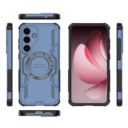 Etui MagSafe do Samsung Galaxy S25+ S936, Techsuit, ArmorMag, Niebieskie