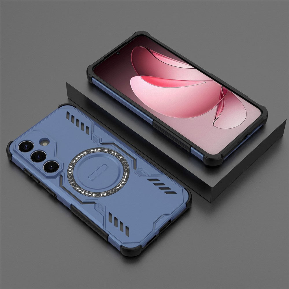 Etui MagSafe do Samsung Galaxy S25+ S936, Techsuit, ArmorMag, Niebieskie