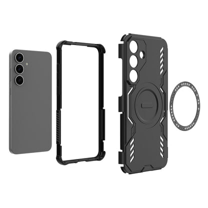 Etui MagSafe do Samsung Galaxy S25+ S936, Techsuit, ArmorMag, Niebieskie