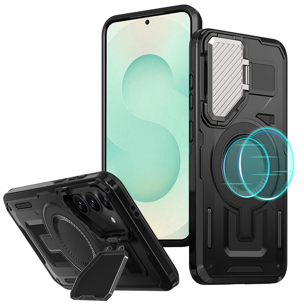 Etui MagSafe do Samsung Galaxy S25+ S936, Techsuit, CamVault, czarne