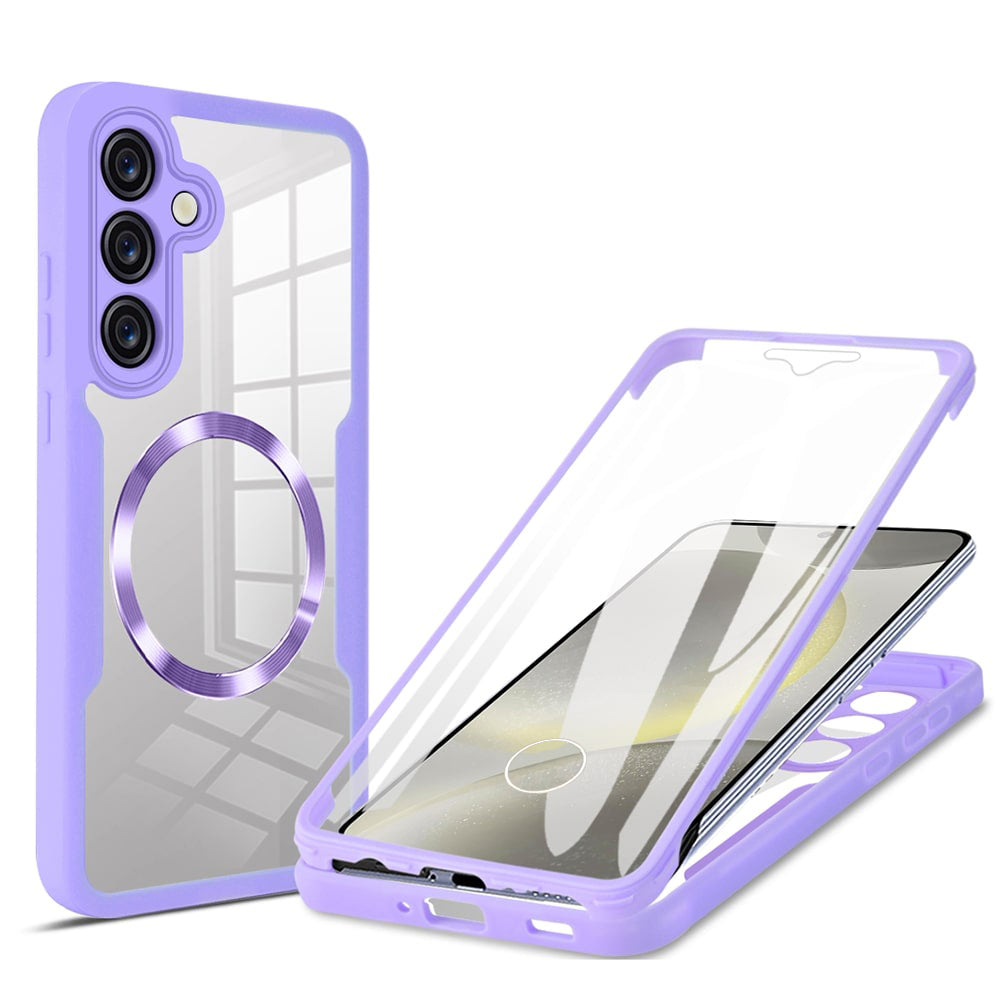 Etui MagSafe do Samsung Galaxy S25+ S936, Techsuit, ColorVerse 360, Fioletowy