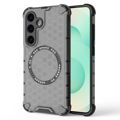 Etui MagSafe do Samsung Galaxy S25+ S936, Techsuit, HoneyComb Shield, czarne