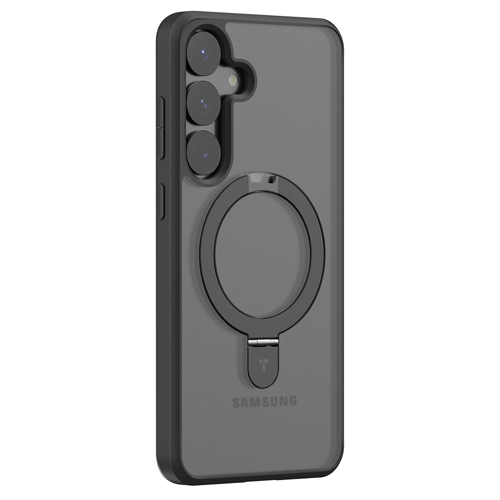 Etui MagSafe dla Samsung Galaxy S25+ S936, Torras, Ostand, Czarne