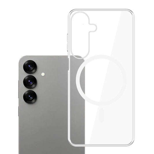 Etui MagSafe do Samsung Galaxy S25 S931, 3MK, Clear MagCase, Przezroczyste