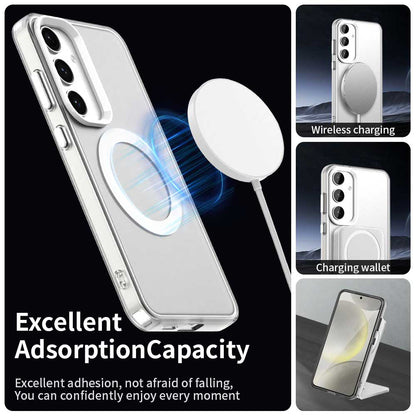 Etui MagSafe do Samsung Galaxy S25 S931 / S24 S921, Techsuit, CandyCase, Białe