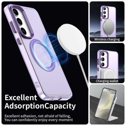 Etui MagSafe do Samsung Galaxy S25 S931 / S24 S921, Techsuit, CandyCase, Fioletowy
