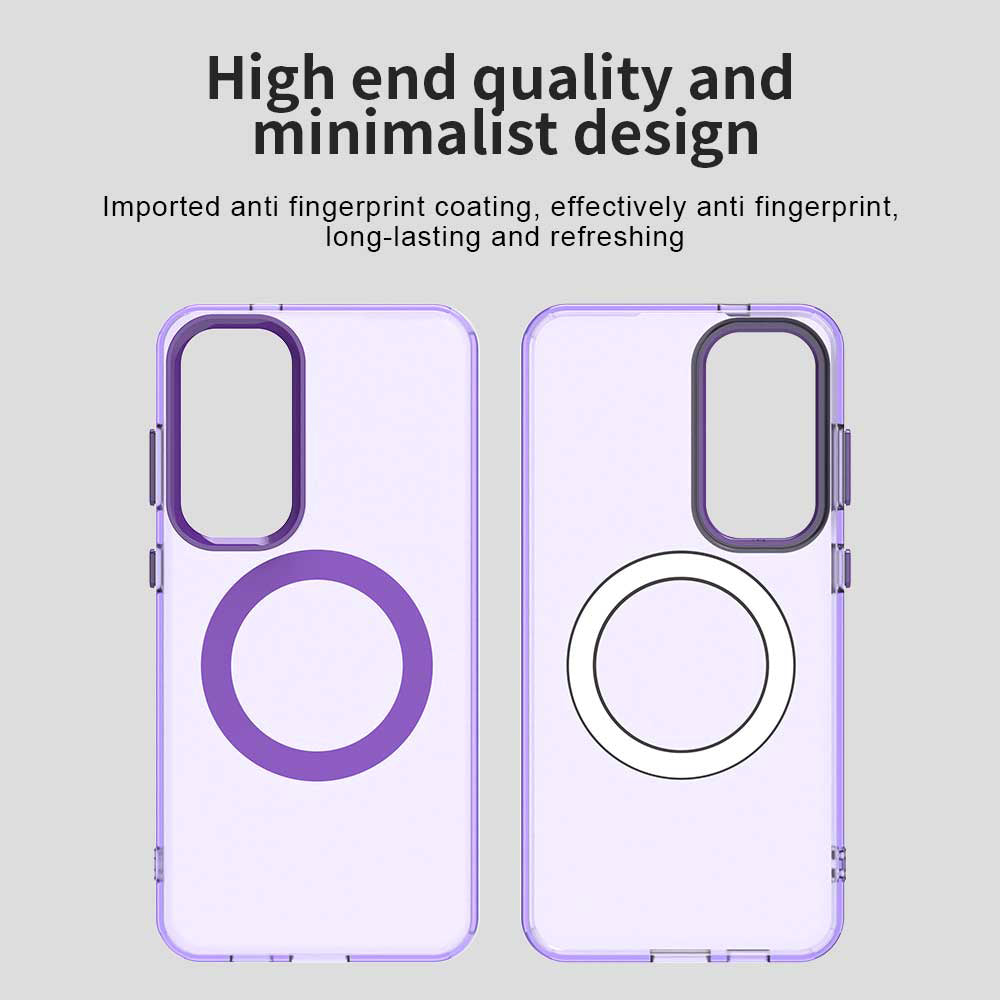 Etui MagSafe do Samsung Galaxy S25 S931 / S24 S921, Techsuit, CandyCase, Fioletowy