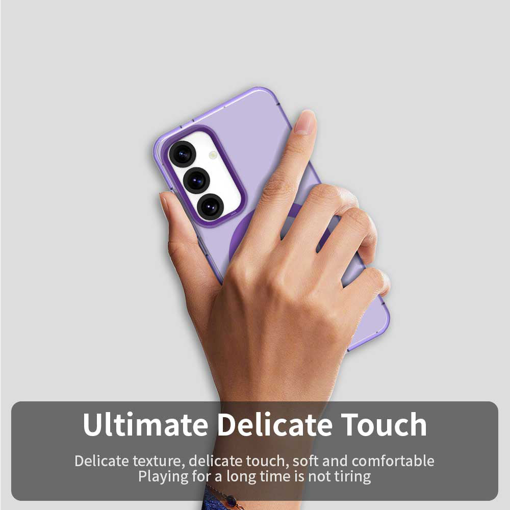 Etui MagSafe do Samsung Galaxy S25 S931 / S24 S921, Techsuit, CandyCase, Fioletowy