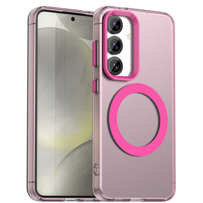 MagSafe Case for Samsung Galaxy S25 S931 / S24 S921, Techsuit, CandyCase, Pink