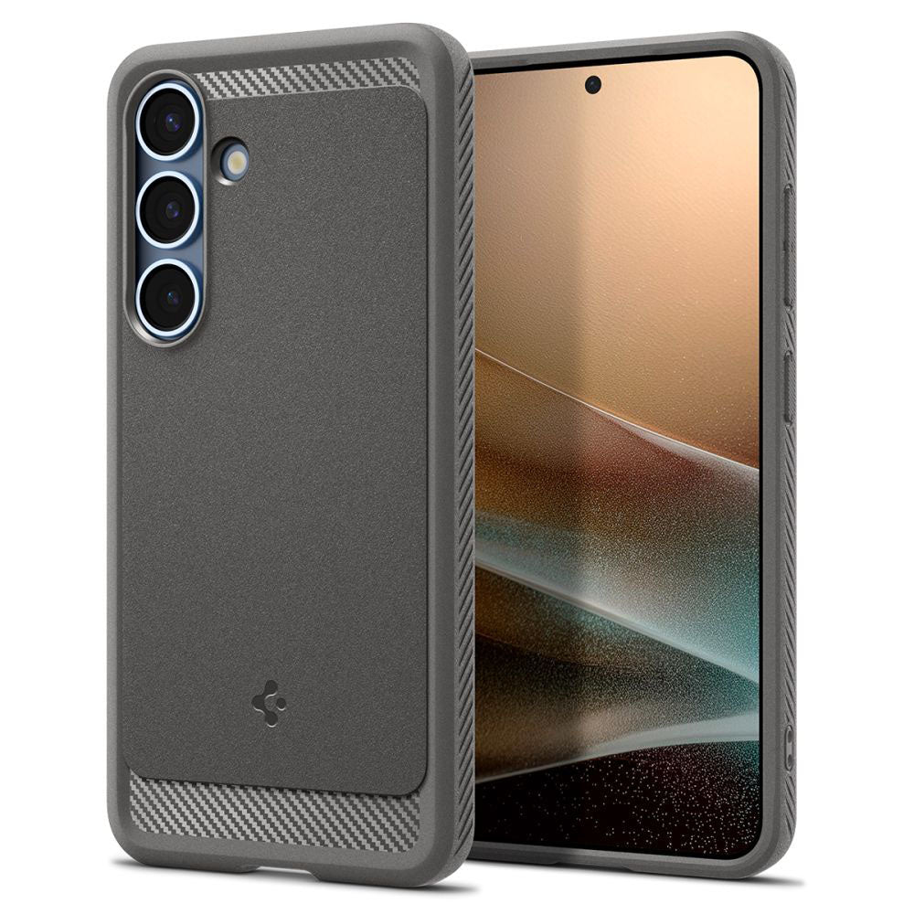 MagSafe Case for Samsung Galaxy S25 S931, Spigen, Rugged Armor, Gray ACS08999