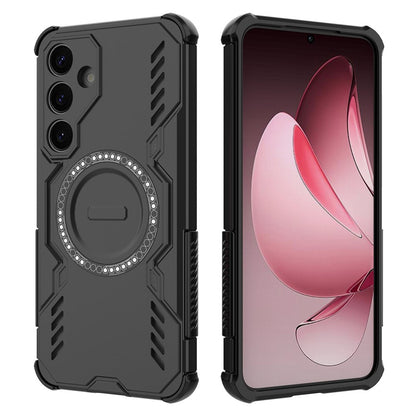 MagSafe Case for Samsung Galaxy S25 S931, Techsuit, ArmorMag, Black