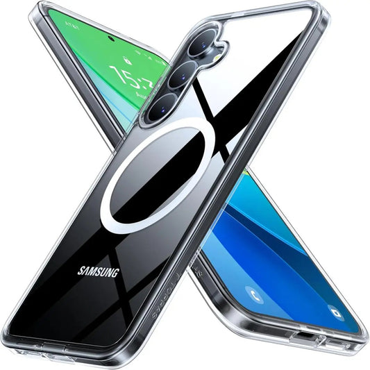 Etui MagSafe dla Samsung Galaxy S25 S931, Torras, Guardian, Przezroczyste