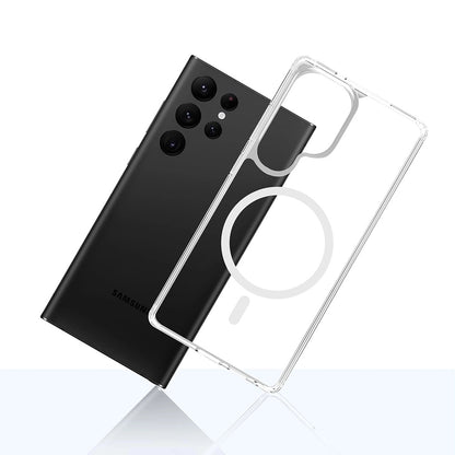 Etui MagSafe do Samsung Galaxy S25 Ultra S938, 3MK, Armor MagCase, Przezroczyste