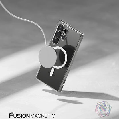 Etui MagSafe do Samsung Galaxy S25 Ultra S938, Ringke, Fusion, Matowa Przezroczysta