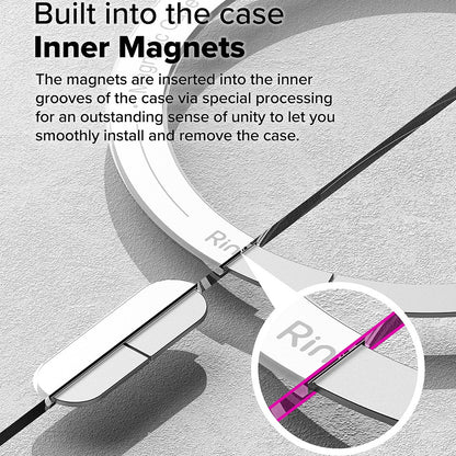 Etui MagSafe do Samsung Galaxy S25 Ultra S938, Ringke, Fusion, Matowa Przezroczysta
