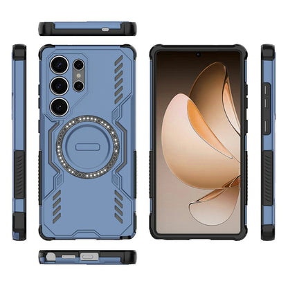MagSafe Case for Samsung Galaxy S25 Ultra S938, Techsuit, ArmorMag, Blue