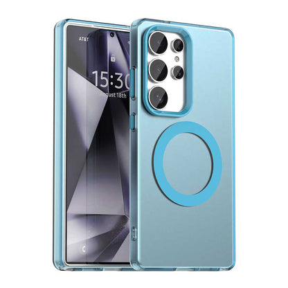 MagSafe Case for Samsung Galaxy S25 Ultra S938, Techsuit, CandyCase, Blue