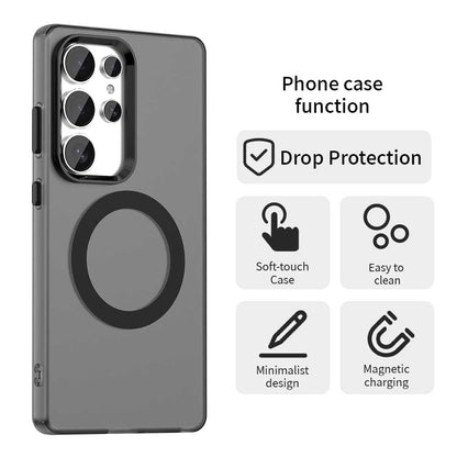 Etui MagSafe do Samsung Galaxy S25 Ultra S938, Techsuit, CandyCase, Czarny