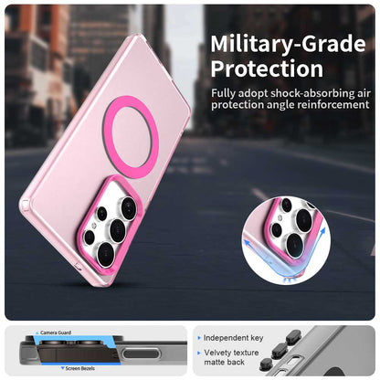 MagSafe Case for Samsung Galaxy S25 Ultra S938, Techsuit, CandyCase, Pink