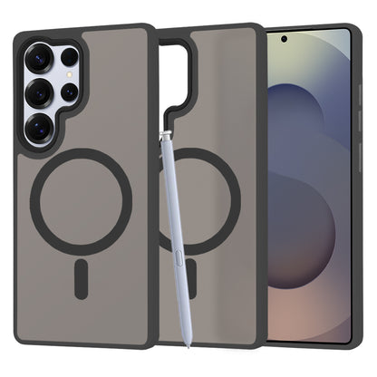 Etui MagSafe dla Samsung Galaxy S25 Ultra S938, Techsuit, HaloFrost, Czarne