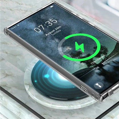 Etui MagSafe do Samsung Galaxy S25 Ultra S938, Techsuit, Pro, Przezroczyste