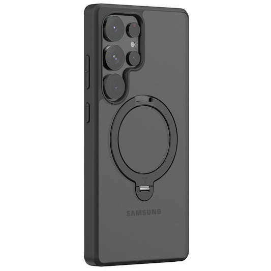 Etui MagSafe do Samsung Galaxy S25 Ultra S938, Torras, Ostand Spin, czarne