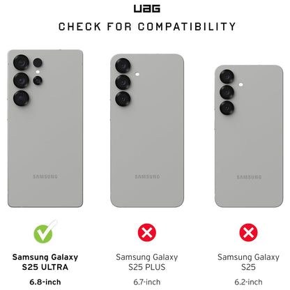 Etui MagSafe dla Samsung Galaxy S25 Ultra S938, Urban Armor Gear, Monarch Pro Kevlar, Czarne