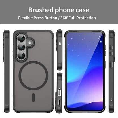 MagSafe Case for Samsung Galaxy S26 FE, Techsuit, HaloFrost II, Black