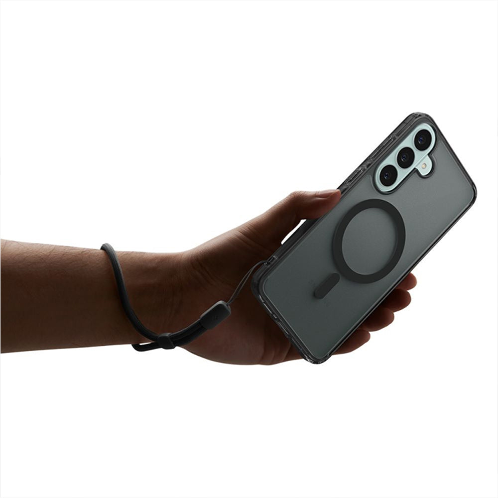 Etui MagSafe do Samsung Galaxy S26 FE S741, Spigen, Ultra Hybrid, Czarna Satynowa ACS11637
