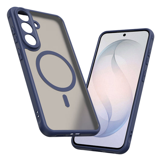 Etui MagSafe do Samsung Galaxy S26 FE, Techsuit, HaloFrost II, Granatowy