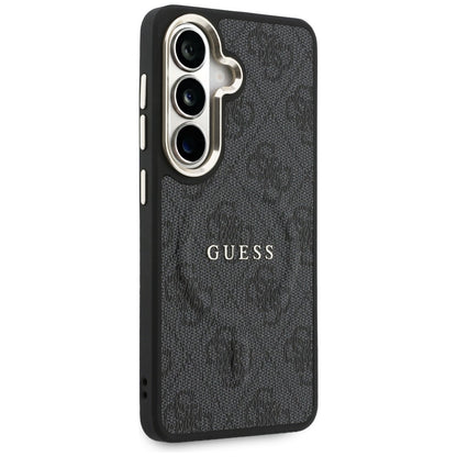 Etui MagSafe do Samsung Galaxy S26 Plus S947, Guess, 4G Embossed Ring, czarne