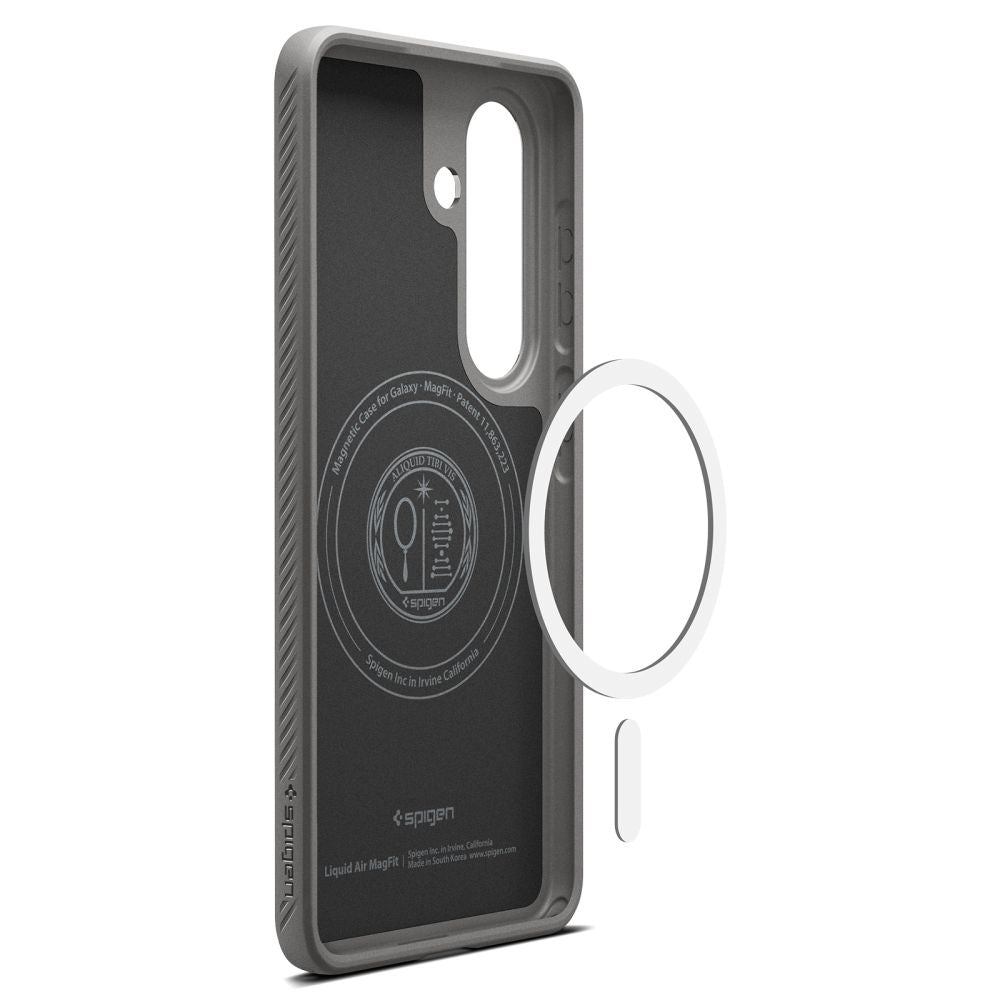 Etui MagSafe dla Samsung Galaxy S26 Plus S947, Spigen, Liquid Air, Szare ACS10705
