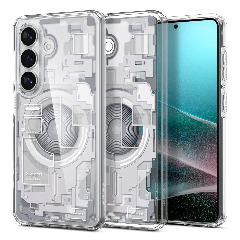 MagSafe Case for Samsung Galaxy S26 Plus S947, Spigen, Ultra Hybrid Zero One, White ACS10712