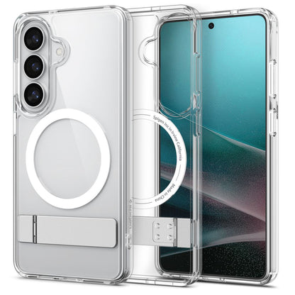 Etui MagSafe dla Samsung Galaxy S26 Plus S947, Spigen, Ultra Hybrid S, Przezroczyste Białe ACS11050