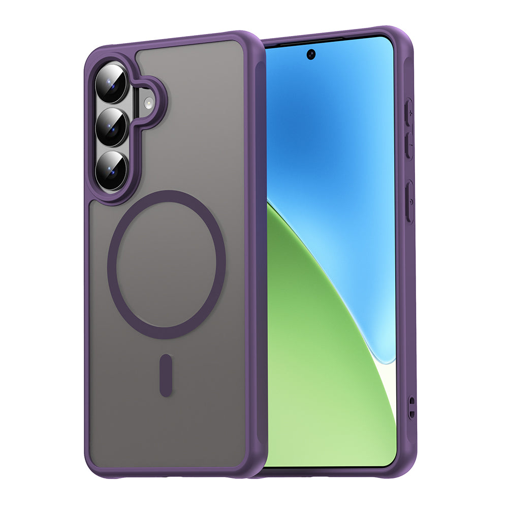 Etui MagSafe dla Samsung Galaxy S26 Plus, Techsuit, HaloFrost II, Fioletowy