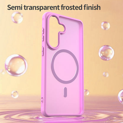 MagSafe Case for Samsung Galaxy S26 Plus S947, Techsuit, HaloFrost II, Pink