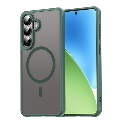 MagSafe Case for Samsung Galaxy S26 Plus S947, Techsuit, HaloFrost II, Green
